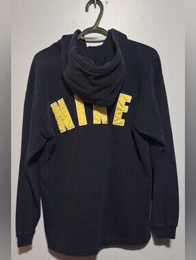 Lrg Nike Black Hoodie with Yellow Logo